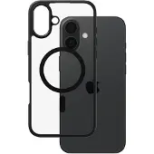PanzerGlass CARE by Urban Combat MagSafe-yhteensopiva -suojakotelo, Apple iPhone 16 Plus, kirkas / musta