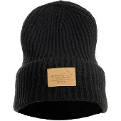 Arrak Outdoor Beanie Coarse Knit -pipo, musta