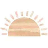 Pastelowe Love seinätarrat vaaleanpunainen aurinko