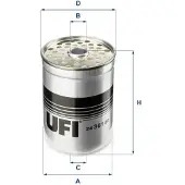 Ufi Polttoainesuodatin 24.361.00