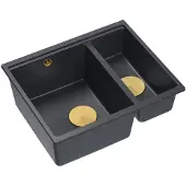 Quadron Logan 150 Black Metallic graniittiallas