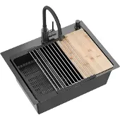 Quadron LUKE 110 WORKSTATION musta teräsallas
