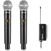 VONYX WM552 Kaksi langatonta mikrofonia Plug-and-Play UHF
