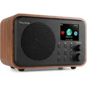 Audizio Vicenza internetradio Dab+, Fm, Bluetooth, akku, ruskea