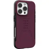 Uag Civilian Magsafe iPhone 16 Pro bordowy
