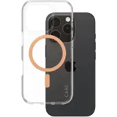 PanzerGlass CARE by Urban Combat MagSafe -suojakotelo, Apple iPhone 16 Pro, kirkas / persikka