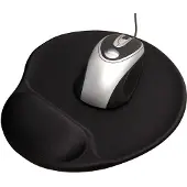 Matting – Jobmate Softgel Mousepad, mouse pad with built-in palm rest, black (653002)