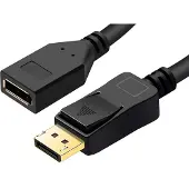 Microconnect DP-MFG-300 - DisplayPort-jatkokaapeli, 3 m, Musta