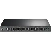 TP-LINK Omada SG3452P - Hallinnoitava kytkin, 48x Gigabitin PoE+ -porttia, 4x SFP-paikkaa, Musta