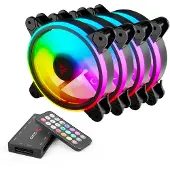 Savio FAN-01 4-pack 120mm ARGB czarne