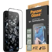 PanzerGlass Ultra-Wide Fit, Aluminium Frame, iPhone 16 Plus -panssarilasi