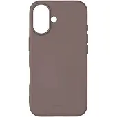 Onsala Collection Silikonipintainen MagSeries-suojakuori chocolate iPhone 16