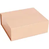 HAY Colour Storage M kannellinen laatikko 29,5x35 cm Soft pink