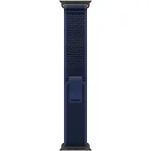 Apple Watch 49 mm -Trail-ranneke, Sininen / Mustatitaani, M/L