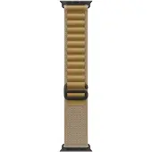 Apple Watch 49 mm -Alpine-ranneke, Sahara / Mustatitaani, Pieni
