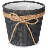 Ibergarden Pot Lasso Harmaa Kangasmuovi (15 X 14 X 15 Cm)