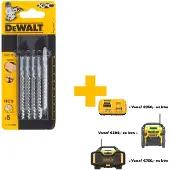 DeWalt PISTOSAHAN TERÄ 82x2mm T119BO XPC PUULLE /5 kpl.
