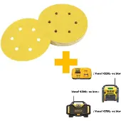DeWalt Hiomapaperi tasohiomakoneeseen DT3125-QZ; 150 mm; K120; 10 kpl.