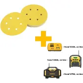Dewalt Hiomapaperi DT3137-QZ; 150 mm; K240; 25 kpl.