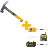 DeWalt TERÄKSINEN KENKÄPYÖRÄVASARA 400 g