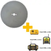Dewalt Katkaisuterä puulle DT4338-QZ; 400x30x3,0 mm; Z60; 10°