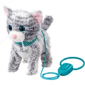 Happy Pets Walk Along Cat - Grey - ONE SIZE