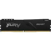 Kingston 32GB (1X32GB) DDR4 3600MT/S CL18 2RX8 FURY BEAST XMP, BLACK (KF436C18BB/32)