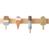 Bloomingville MINI Zyon -vaateteline, monivärinen, FSC100%, pyökki