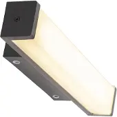 QAZQA Seinävalaisin musta 32 cm IP44 - Cascada