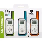 Motorola TALKABOUT T42 -radiopuhelin, 3 kpl