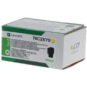 Lexmark 78C2XY0 -laservärikasetti, keltainen