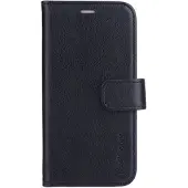 RadiCover Strålningsskydd Mobilfodral PU iPhone 13 Mini Flipcover Svart RFID