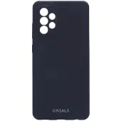 Onsala Collection Samsung Galaxy A72 Kuori Silikoni Musta