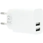Ginza.se Charger 220V 2xUSB-A 3,4A White