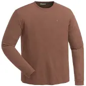 Pinewood Peached L/S T-Shirt (Color: Dark Copper, Size: 3XL)