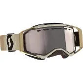 SCOTT Goggle Prospect Snow Cross beige/brown / enhancer silver chrome