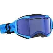 SCOTT Goggle Fury Snow Cross blue/black / enhancer blue chrome