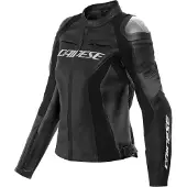 Dainese Outlet Racing 4 Rei'itetty naisten moottoripyörä nahkatakki