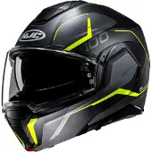 HJC I100 Lorix MC3HSF Matta/Musta/Antrasiitti/Keltainen unisex, size XS