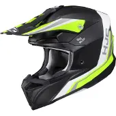 HJC i50 Flux MC3HSF Crossikypärä Matta/Musta/Keltainen/Valkoinen M unisex
