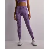 ICANIWILL Define Seamless Tie Dye Tights Lavender