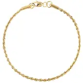 Mockberg Thin rope kordellirannekoru kullanvärinen medium MO559