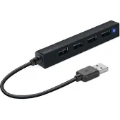 Speedlink - SNAPPY SLIM USB Hub, 4-Port, USB 2.0, Passive, Black