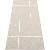 Pappelina Fred matto, 70 x 180 cm, pellava - luonnonvalkoinen