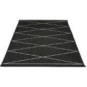 Pappelina Max matto 180x260 cm black / vanilla