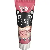 Lucky Lou Säästöpakkaus: 4x 75g maksamakkaraa kissan välipaloja kissoille