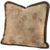 Artwood , Miralago Flower Beige tyynynpäällinen Fringe 60 x 60