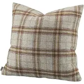 Artwood Glensdale Check Harmaa/Okra tyynynpäällinen 60x40 cm
