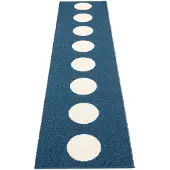 Pappelina Vera matto 70x300 cm ocean blue / vanilla