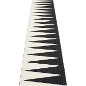 Pappelina , Vivi matto 70x350 cm black / vanilla